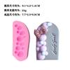 Molde de silicona para fondant, chocolate con burbujas, superventas en AliExpress. Molde redondo con forma de cadena para pastel, molde para queso, herramientas para hornear.