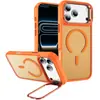 Adequado para Capa de Celular Apple 17, Luxo Leve, Sensação de Pele de Alta Qualidade, Suporte Magnético Invisível para Lente, Personalização de Capa para iPhone