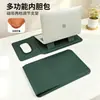 Funda para Portátil 14 pulgadas Adecuada para Apple, Huawei, Lenovo Estuche Protector Vertical de Cuero con Soporte y Bolsillo de Almacenamiento
