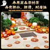 Pegatinas de suelo para decoración de ambiente de Halloween, sala de escape de centro comercial, juego de misterio de asesinato, diseño de escena de fiesta de tienda, pegatinas de pared de calabaza