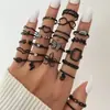 Joyería popular transfronteriza europea y americana, anillo de oro nuevo, diseño minimalista de nicho, sensación de alta gama, anillo de lujo ligero, joyería para mano de mujer, plata