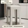Bancos de Plástico para Uso Doméstico, Taburetes Cuadrados Engrosados y Apilables Empacados Suavemente para Casas de Alquiler, Bancos Altos Simples, Fuertes y Duraderos para Mesa de Comedor