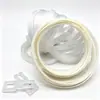 Embalaje Ecológico Hebilla de Plástico Semi-Transparente para Embalaje, Hebilla de Plástico PP Engrosada, Hebilla de Plástico Antideslizante por Ambos Lados
