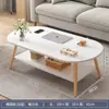 Mesa de centro Apartamento pequeno Moderno Simples Mesa pequena Pequena Mesa de centro Sala de estar Casa Sofá criativo Mesa lateral Combinação Pequena mesa de chá