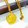 Tienda de Oro Mismo Estilo Oro Antiguo Incrustado con Diamantes Colgante de Herradura Giratoria para Mujer, Colgante de Caballo del Zodiaco Girador de Fortuna Año de Nacimiento