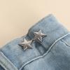 Fivela de cintura de estrelinha artefato de modelagem da cintura fivela removível sem costura prego jeans cintura grande mudança cintura pequena calças