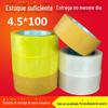 Fita adesiva transparente Kangxiang largura 4,5 comprimento 100 amarelo transparente bege embalagem fita transparente atacado