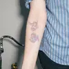 Pegatinas de Tatuaje de Angelito Macaron Colores Suaves de Ensueño Pegatinas de Pareja Cupido para Muñeca, Brazo, Clavícula Pegatinas de Tatuaje Impermeables