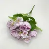 Ramo de crisantemo artificial estilo europeo, peonía, mango pequeño, flor de seda, flor artificial, decoración, estilo INS, flor pequeña, orquídea, peonía