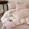 Conjunto de Quatro Peças para Quarto em Lã de Leite Espessa de Alta Qualidade Classe A Conjunto de Lã Quente Antiestático Tridimensional Esculpido de Lado Duplo de Inverno
