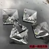 Cuentas Cuadradas de Cristal para Bricolaje Pieza Rectangular Cortina de Cuentas para Sala de Estar Cortina de Puerta Boda Iluminación Hecha a Mano Accesorios para Candelabro