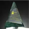 Trophy de mármol y cristal al por mayor de fábrica, grabado gratuito, conmemorativo del año de construcción de grupo para conferencias, de alta gama, personalización gratuita