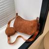 A popular moda deste ano corduroy bag 2024 nova moda all-match ombro messenger bag pequena sacola