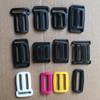 Hebilla Ajustable de Tres Posiciones Venta al por Mayor en Stock Hebilla de Plástico de Alta Calidad Material Pom Hebilla para Mochila Bolsa Escolar Bolsa de Cintura Hebilla Recta