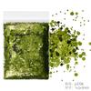 Unhas glitter glitter ultra-fino glitter glitter glitter lantejoulas mistas grama verde conjunto Nail Polish cola joias cross-border
