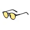 Gafas Artísticas Vintage ins para Hombre Gafas de Sol de Moda Europeas y Americanas Metal Transfronterizo Clavos de Arroz Color Gelatina Gafas de Sol para Mujer
