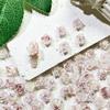 Mar Neblinozo Doble Color Fino Flash Espinas Rosa Arte de Uñas Joyería Luminosa Flor Suave Hecho a Mano DIY Aretes Decoraciones para Arte de Uñas