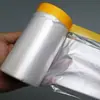 Película de Enmascarar a Base de Papel y a Prueba de Polvo para Pintura y Decoración de Automóviles, Película de Plástico Cubriente Impermeable, Película Desechable Autoadhesiva para Protección de Muebles