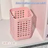 Caixa de Armazenamento Multifuncional Quadrada Porta-Canetas Caixa de Armazenamento para Material de Escritório Criativo Estudante Simples Papelaria de Mesa Caneta Portátil