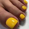Internet celebridade mesmo estilo quente venda usar unha pedaço dedo unha unha unha peça 24 peças encaixotado moda laranja unha patch