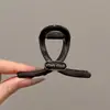 Pinza de tiburón de tamaño mediano para mujeres con cabello fino, para crear un recogido de media altura elegante, pinza de garra sofisticada y delicada para la parte posterior de la cabeza