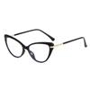 TR8271 Moda europea y americana tendencia de viaje todo lo combina foto TR marco de mariposa gafas planas delgadas se pueden equiparar con gafas para miopía