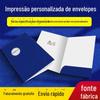 Pasta Envelope Impressa Prontuário Médico Hospitalar Arquivo A4 Pasta de Informações de Exame Físico Capa Inserível Brochura Impressa