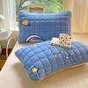 Nueva funda de almohada de algodón con estampado directo de dibujos animados de color sólido, funda protectora para almohada, funda de almohada doble, venta al por mayor de fábrica