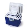 Venta al por mayor 45L juego de cuatro piezas cuadrado de plástico portátil para exteriores incubadora refrigerador caja bento caja de hielo