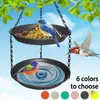 Comedero para pájaros de exterior Semillas para pájaros Colgante de balcón Baño pequeño para pájaros Baño para pájaros de jardín Patio Árbol Comedero de agua