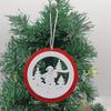 Fabricante Venta al por Mayor Colgantes de Navidad Papá Noel Decoraciones de Copo de Nieve Colgantes Pequeños de Alce Colgantes para Árbol de Navidad Venta al por Mayor