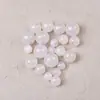 Cuentas Sueltas de Ágata Blanco Natural al por Mayor, Rojas, Negras, Verdes, Calcedonia Negra, Cuentas Redondas de Vidrio, Accesorios para DIY de Cadena de Pulsera