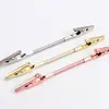 Punto de Venta al por Mayor Manguera Multifuncional Pinza de Cocodrilo Doble Cara Pinza para Etiquetas de Precio Pinza para Mensajes de Foto Color de Superficie Brillante