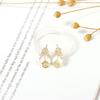Pendientes de Plumas de Fritillary Explosivos Calientes Moda Atmosférica Moda para Mujer Pendientes de Cuentas Pegajosas Accesorios para Pendientes DIY