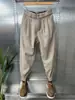 Nuevos Pantalones de Pana para Hombre 2025 para Otoño e Invierno, Pantalones Casuales Forrados de Polar, Pantalones Harem Holgados de Corte Recto con Cremallera, Elegantes Pantalones de Pana