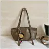 Bolsa Ruien de grande capacidade para mulheres, nova coleção outono 2026, bolsa tote moderna, perfeita para os deslocamentos matinais.