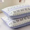 Fundas de almohada acolchadas clase A, juego de dos, 48x74 cm, fundas de almohada para adultos, resistentes al aceite, nuevo modelo 2026, funda para relleno de almohada resistente a la suciedad