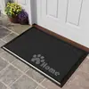 Tapete estampado transfronteiriço com padrão de logotipo personalizável, capacho de entrada para exterior, tapete antiderrapante e resistente à sujeira para hotéis e supermercados