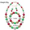 Joyería Sencilla Transfronteriza Europea y Americana Juego de Tres Piezas de Perlas Collar Geométrico Asimétrico Collar para Mujer 18890