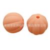 Contas de silicone lanterna de 15mm contas de abóbora joias DIY pulseira mordedor de bebê silicone contas soltas em estoque atacado