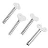 Exprimidor de Pasta de Dientes de Acero Inoxidable de Fábrica para Uso Doméstico, Dispensador Perezoso de Pasta de Dientes, Dispensador Manual Giratorio de Pasta de Dientes Limpiador Facial