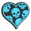 Série Fantasma de Halloween Caneta com Contas Patch Espesso Dupla Face Cola Macia de PVC Contas Queimadas Corrente de Celular DIY Acessórios Perfurados