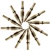 Cabeza de objetivo Calabaza Dorada con diámetro de ranura 8.0 mm hilo universal hilo de flecha flecha de objetivo profesional