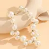 Moda europea y americana joyería simple de perlas retro francesa temperamento de lujo ligero collar exagerado joyería de alta gama venta al por mayor