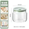 Tarro de Manteca Hogareño Cocina Vidrio Resistente a Altas Temperaturas Se Puede Colocar en Refrigerador Sellado Tarro de Manteca con Aceite de Chile con Tapa