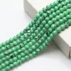 Contas com imitação de grão de madeira mais vendidas internacionalmente, contas soltas para acessórios de joias DIY, pulseira, colar, acessórios semiacabados, contas redondas de vidro