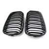 Adecuado para Modelos BMW de los Años 15-17 Serie 1 F20F21 Rejilla de Doble Línea Rejilla de Admisión de Aire Accesorios para Coche Modificación