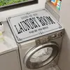 Alfombrilla Cubierta de Tierra de Diatomeas para Lavadora Estilo Americano, Alfombrilla Protectora para Encimera, Alfombrilla Cubierta Antipolvo para Refrigerador, Alfombra de Sala de Estar de Lujo Ligero