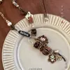 Nuevo Collar de Mariposa de Estilo Étnico Chino para Mujer, Cadena de Suéter Bohemia Retro Zen, Cadena de Cuello de Diseño Nicho