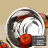 Bacia de Aço Inoxidável de Qualidade Alimentar para Bater Ovos Estilo Japonês Doméstico Cozinhar Assar Amassar Bacia de Mistura Ferramentas de Cozinha para Assar